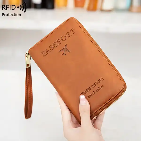 Multi-Functional RFID Passport Wallet